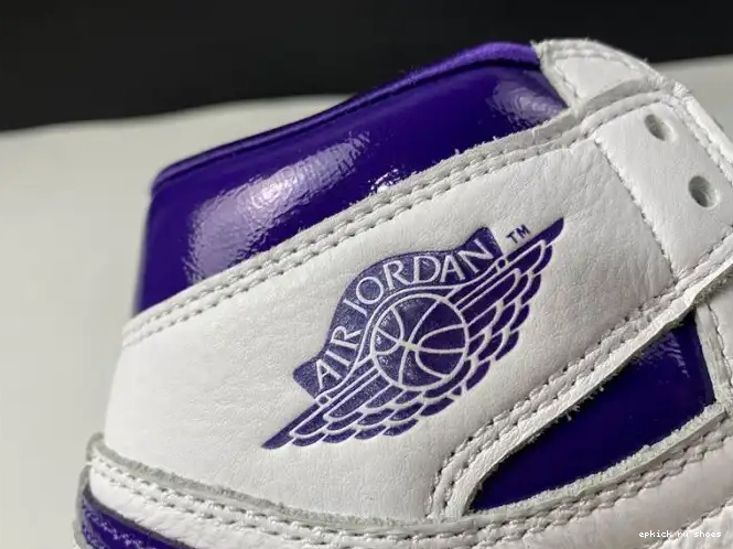 Rep RETRO HIGH AIR CD0461-151 COURT JORDAN 1 PURPLE 0507